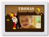 chocolade kaart met foto en sinterklaas