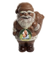 chocolade kerstman met foto