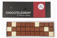 Chocotelegram met eigen wens