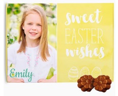 milka pralines in gepersonaliseerde doos met foto voor pasen
